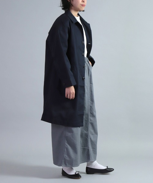 OMNIGOD（オムニゴッド）の「[OMNIGOD womens / オムニゴッド] チノ トラバーユコート（その他アウター・レディース・ベージュ/ネイビー・FREE）」の3枚目の写真