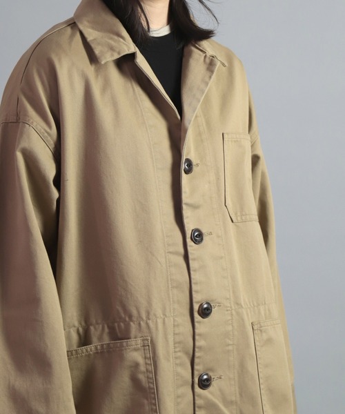 OMNIGOD（オムニゴッド）の「[OMNIGOD womens / オムニゴッド] チノ トラバーユコート（その他アウター・レディース・ベージュ/ネイビー・FREE）」の16枚目の写真