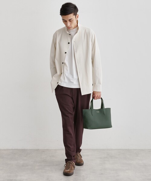 TAKEO KIKUCHI（タケオキクチ）の「2WAYミニトート（トートバッグ・メンズ・ターコイズブルー系/ブラック/ライトブルー/オフホワイト/ブルー系その他/ダークオレンジ・00）」の17枚目の写真