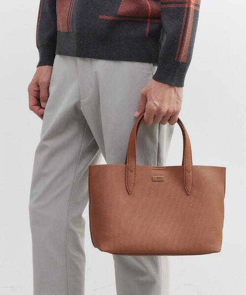 TAKEO KIKUCHI（タケオキクチ）の「2WAYミニトート（トートバッグ・メンズ・ターコイズブルー系/ブラック/ライトブルー/オフホワイト/ブルー系その他/ダークオレンジ・00）」の13枚目の写真