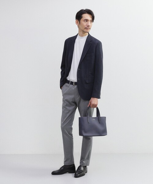 TAKEO KIKUCHI（タケオキクチ）の「2WAYミニトート（トートバッグ・メンズ・ターコイズブルー系/ブラック/ライトブルー/オフホワイト/ブルー系その他/ダークオレンジ・00）」の12枚目の写真