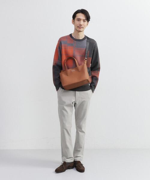 TAKEO KIKUCHI（タケオキクチ）の「2WAYミニトート（トートバッグ・メンズ・ターコイズブルー系/ブラック/ライトブルー/オフホワイト/ブルー系その他/ダークオレンジ・00）」の7枚目の写真