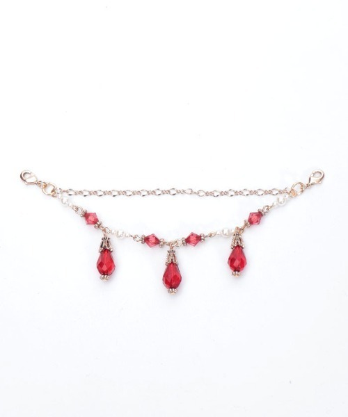 彼岸花イヤリング＆襟クリップ（チャーム）｜axes femme