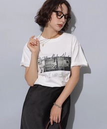 新品　アルページュストーリー　ロゴ　Tシャツ　カットソー　ジャスグリッティー　白 JUSGLITTY（ジャスグリッティー） │【公式通販】Arpege story