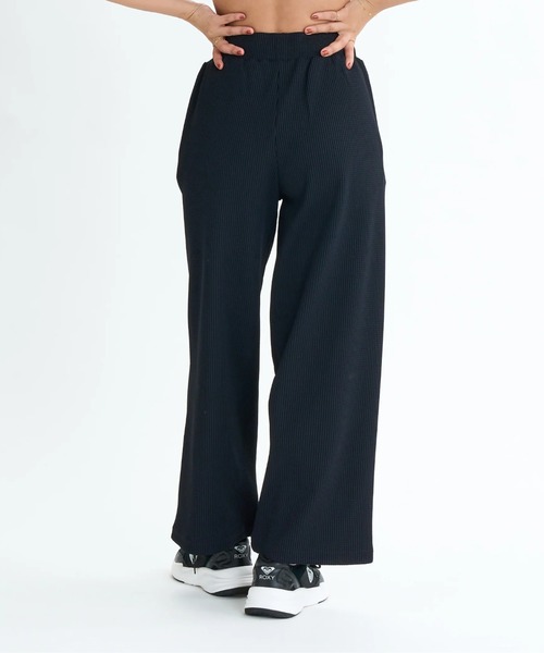 ROXY(ロキシー)の「BE ACTIVE PANTS/ロキシー速乾UVケアウエストゴムワッフルストレートワイドパンツ(その他パンツ・レディース・ホワイト/ブラック/カモフラージュ・MEDIUM/SMALL/LARGE)」の10枚目の写真