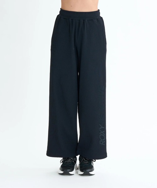 ROXY(ロキシー)の「BE ACTIVE PANTS/ロキシー速乾UVケアウエストゴムワッフルストレートワイドパンツ(その他パンツ・レディース・ホワイト/ブラック/カモフラージュ・MEDIUM/SMALL/LARGE)」の11枚目の写真