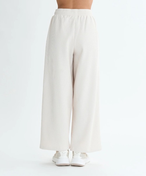 ROXY(ロキシー)の「BE ACTIVE PANTS/ロキシー速乾UVケアウエストゴムワッフルストレートワイドパンツ(その他パンツ・レディース・ホワイト/ブラック/カモフラージュ・MEDIUM/SMALL/LARGE)」の6枚目の写真