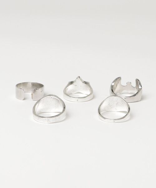 1004ST(イチマルマルヨンエスティ―)の「5つSET シルバー リング(リング・メンズ・シルバー/シルバー系その他/シルバー系その他2/ゴールド/シルバー系その他3・21号/F)」の19枚目の写真