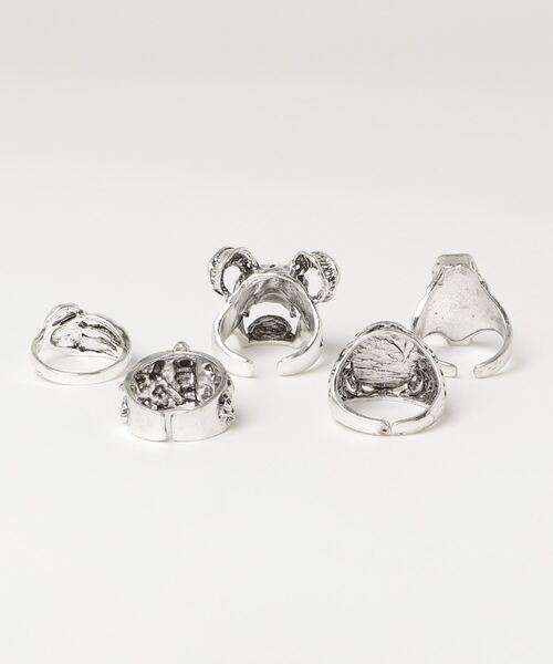 1004ST(イチマルマルヨンエスティ―)の「5つSET シルバー リング(リング・メンズ・シルバー/シルバー系その他/シルバー系その他2/ゴールド/シルバー系その他3・21号/F)」の20枚目の写真