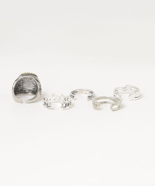1004ST(イチマルマルヨンエスティ―)の「5つSET シルバー リング(リング・メンズ・シルバー/シルバー系その他/シルバー系その他2/ゴールド/シルバー系その他3・21号/F)」の22枚目の写真