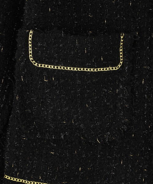 DANKE SCHON(ダンケシェーン)の「DankeSchon/ダンケシェーン/CHAIN EMBROIDERY TWEED JACKET(カバーオール・メンズ・ホワイト/ブラック・M/L)」の14枚目の写真