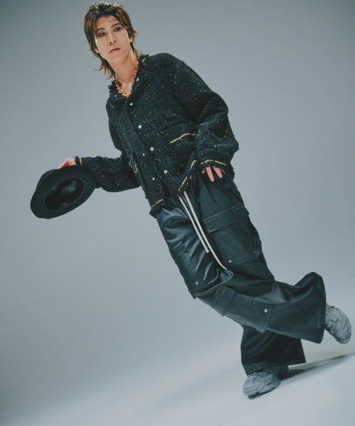 Danke sehon ダンケシェーン　ツイードジャケット DankeSchon/ダンケシェーン/CHAIN EMBROIDERY TWEED JACKET | L.H.P