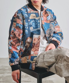 UND TEXTURE ART FLOWER SHAGGY COAT（チェスターコート）｜Ameri