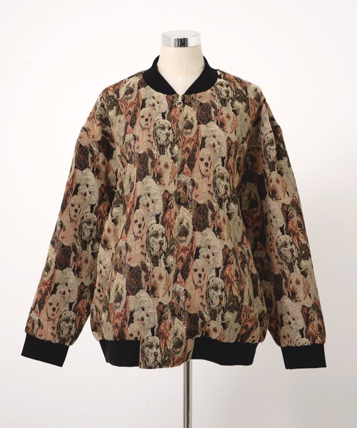 Revo.（レボ）の「Revo. ヴィンテージライク ゴブラン ジャガード 総柄 ジップアップ ブルゾン（ブルゾン・メンズ・その他3/その他7/その他4/その他9/その他2/その他1/その他8/その他6/その他/その他5・2/1/3）」の6枚目の写真