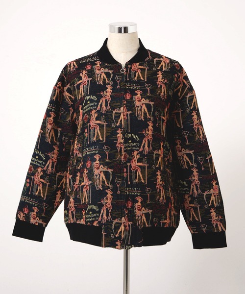 Revo.（レボ）の「Revo. ヴィンテージライク ゴブラン ジャガード 総柄 ジップアップ ブルゾン（ブルゾン・メンズ・その他3/その他7/その他4/その他9/その他2/その他1/その他8/その他6/その他/その他5・2/1/3）」の9枚目の写真