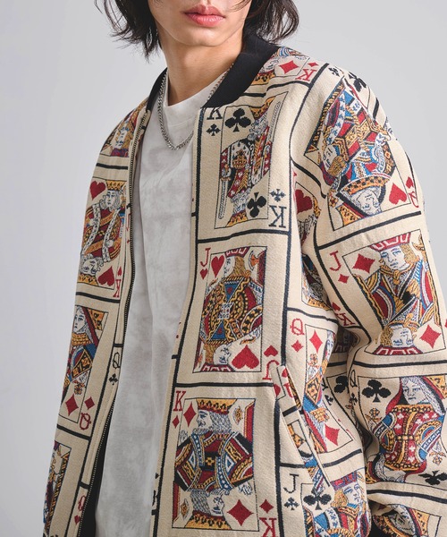 Revo.（レボ）の「Revo. ヴィンテージライク ゴブラン ジャガード 総柄 ジップアップ ブルゾン（ブルゾン・メンズ・その他3/その他7/その他4/その他9/その他2/その他1/その他8/その他6/その他/その他5・2/1/3）」の19枚目の写真