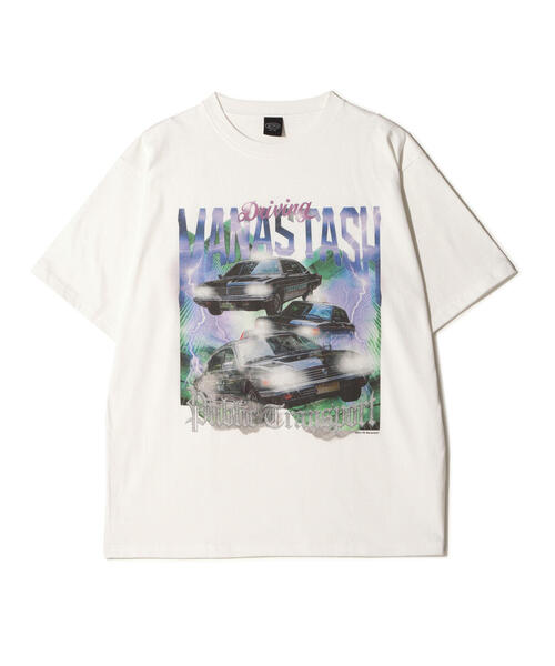 MANASTASH(マナスタッシュ)の「MANASTASH/マナスタッシュ/PUMICE TEE TAXI(Tシャツ/カットソー・メンズ・ホワイト/ブラック/その他3・L/XL/M/S)」の4枚目の写真