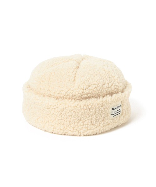 BEAMS mini(ビームスミニ)の「ボアロール キャップ 2025FW(ハット・キッズ・ホワイト系その他5/チャコールグレー・ONE SIZE)」の10枚目の写真