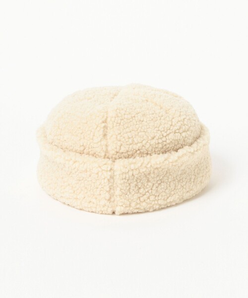 BEAMS mini(ビームスミニ)の「ボアロール キャップ 2025FW(ハット・キッズ・ホワイト系その他5/チャコールグレー・ONE SIZE)」の11枚目の写真