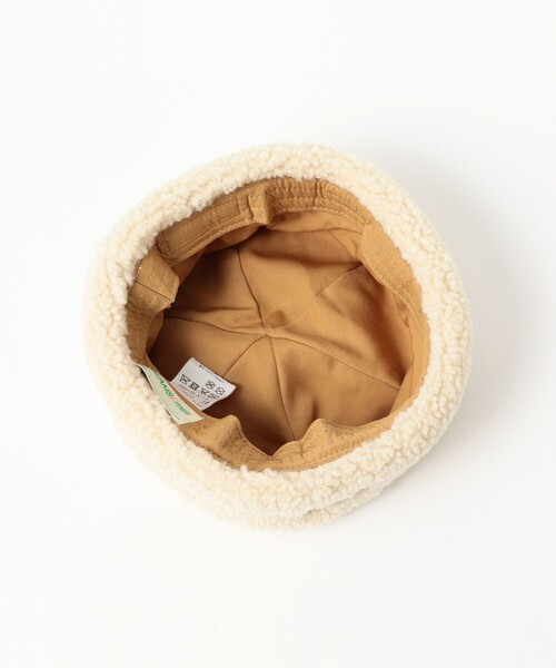 BEAMS mini(ビームスミニ)の「ボアロール キャップ 2025FW(ハット・キッズ・ホワイト系その他5/チャコールグレー・ONE SIZE)」の12枚目の写真