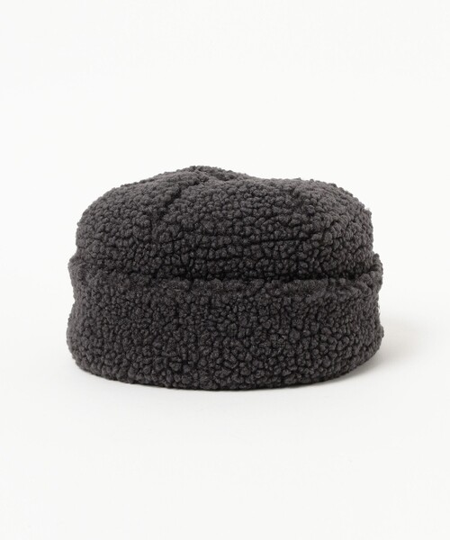 BEAMS mini(ビームスミニ)の「ボアロール キャップ 2025FW(ハット・キッズ・ホワイト系その他5/チャコールグレー・ONE SIZE)」の6枚目の写真