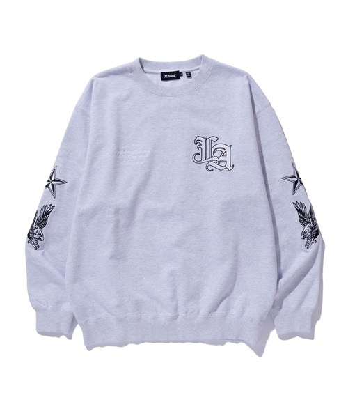 XLARGE（エクストララージ）の「VARSITY CREWNECK SWEATSHIRT（スウェット・メンズ・ブラック/アッシュ/オリーブ・S/M/L/XL）」の3枚目の写真