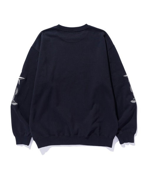 breakfastclubtokyo スウェット　黒ブラック　L LUDITT TOKYO CREW NECK SWEAT / BLACK<L-2398> |