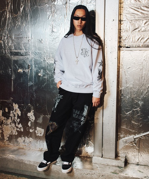 XLARGE(エクストララージ)の「VARSITY CREWNECK SWEATSHIRT(スウェット・メンズ・アッシュ/ブラック/オリーブ・S/M/L/XL)」の22枚目の写真