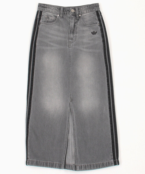 アディダス デニムスカート XL adidas/アディダス DENIM LONG SKIRT / デニムロングスカート