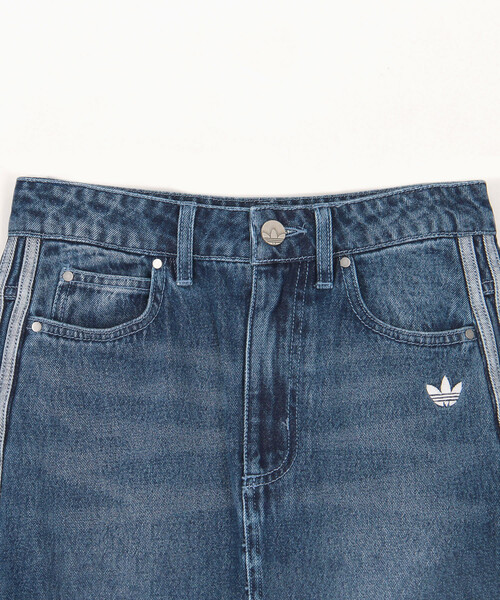 アディダス デニムスカート XL adidas/アディダス DENIM LONG SKIRT / デニムロングスカート