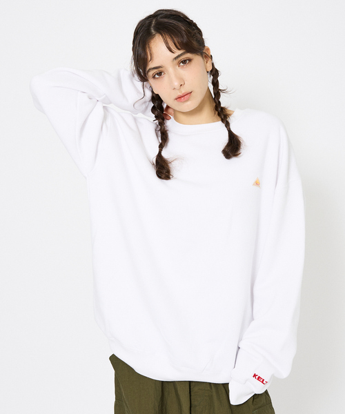 KELTY(ケルティ)の「【KELTY / ケルティ】ミニロゴ クルーネックスウェット KE25213069(スウェット・メンズ・ホワイト/ブラック/ベージュ/ネイビー/グレー・M/L/XL)」の2枚目の写真
