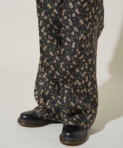 FREAK'S STORE(フリークスストア)の「クロッケフラワージャガード パンツ<セットアップ対応>(その他パンツ・レディース・ブルー/グリーン・SMALL/MEDIUM)」の21枚目の写真