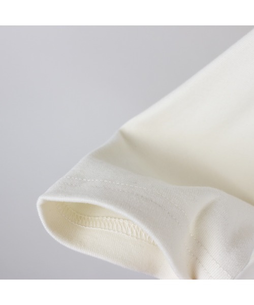 maarook（マルーク）の「スムース杢ツイル丸襟ブルオーバー（Tシャツ/カットソー・キッズ・オートミール・80ｃｍ/90cm/110cm/100cm/120cm/130cm）」の7枚目の写真