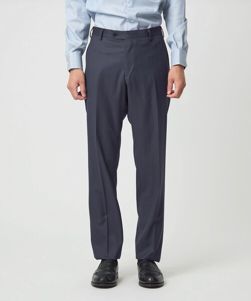 セール】DRAGO ミニヘリンボーン CLS ノープリーツ スーツパンツ