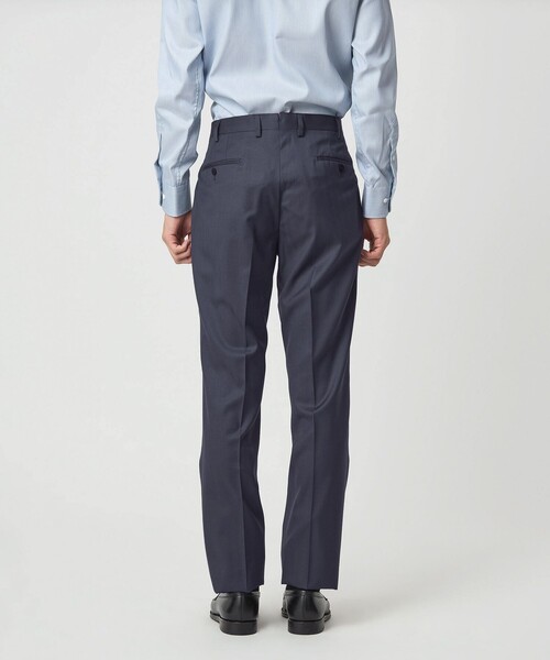 green label relaxing（グリーンレーベルリラクシング）の「DRAGO ミニヘリンボーン CLS ノープリーツ スーツパンツ（スーツパンツ・メンズ・ネイビー/ベージュ・72/76/84/80/92/88）」の7枚目の写真