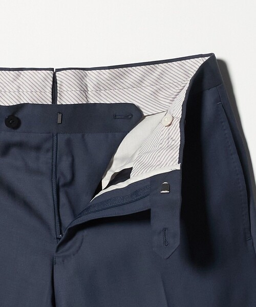 green label relaxing（グリーンレーベルリラクシング）の「DRAGO ミニヘリンボーン CLS ノープリーツ スーツパンツ（スーツパンツ・メンズ・ネイビー/ベージュ・72/76/84/80/92/88）」の20枚目の写真