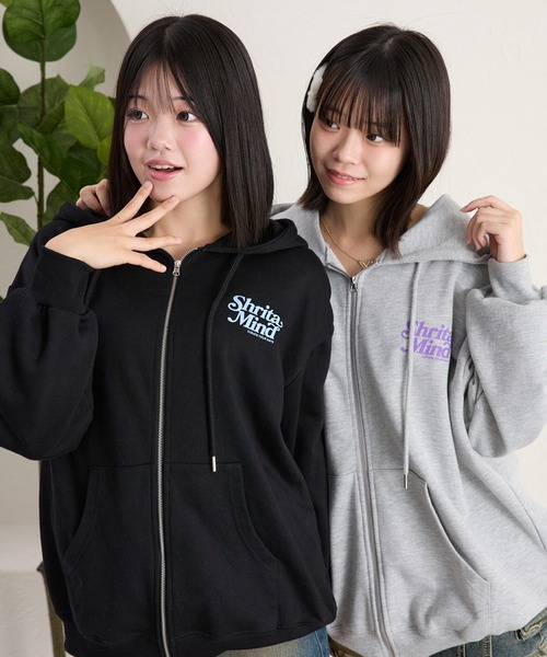 セール】ビックジップスウェットパーカー（パーカー）｜shrita