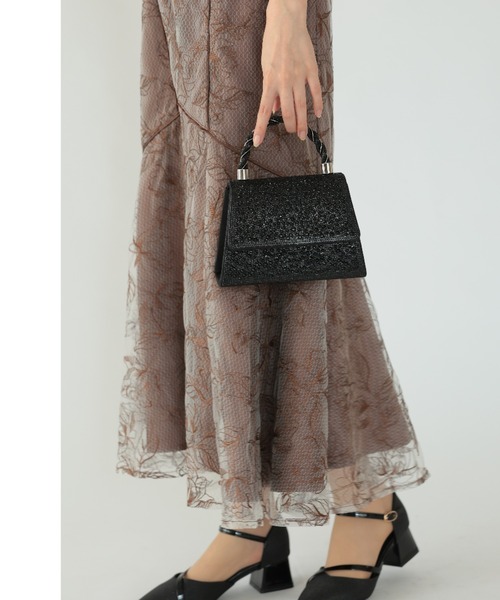 Cupid Heart(キューピッドハート)の「【Cupid Heart】結婚式用!ビジューbag(ショルダーバッグ・レディース・ブラック/シルバー/ゴールド・MEDIUM)」の2枚目の写真