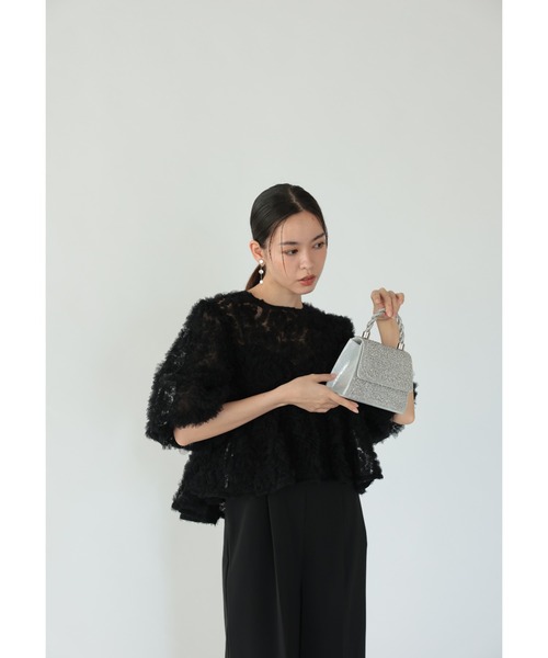 Cupid Heart(キューピッドハート)の「【Cupid Heart】結婚式用!ビジューbag(ショルダーバッグ・レディース・ブラック/シルバー/ゴールド・MEDIUM)」の5枚目の写真