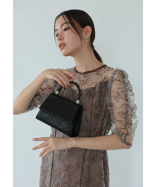 Cupid Heart(キューピッドハート)の「【Cupid Heart】結婚式用!ビジューbag(ショルダーバッグ・レディース・ブラック/シルバー/ゴールド・MEDIUM)」の8枚目の写真