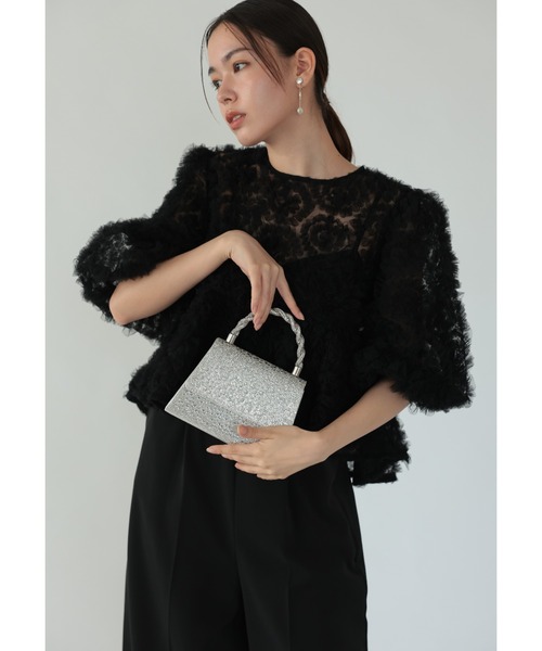 Cupid Heart(キューピッドハート)の「【Cupid Heart】結婚式用!ビジューbag(ショルダーバッグ・レディース・ブラック/シルバー/ゴールド・MEDIUM)」の10枚目の写真