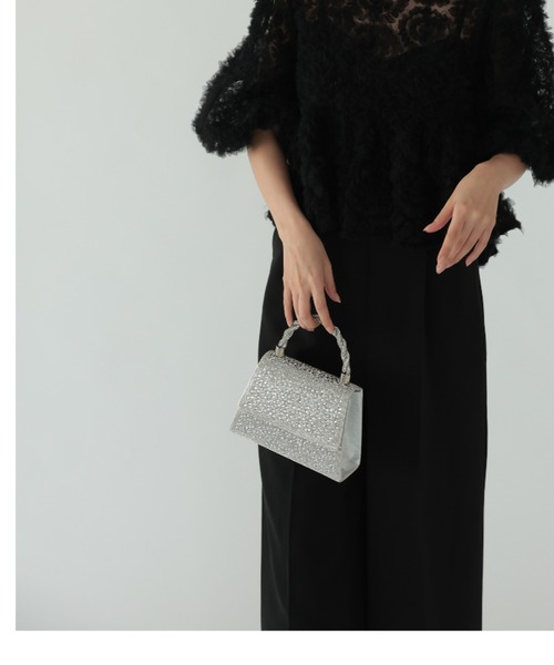 Cupid Heart(キューピッドハート)の「【Cupid Heart】結婚式用!ビジューbag(ショルダーバッグ・レディース・ブラック/シルバー/ゴールド・MEDIUM)」の12枚目の写真