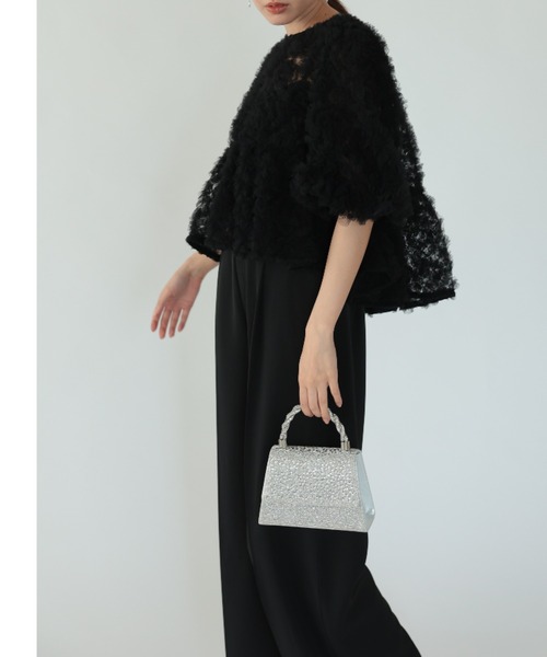 Cupid Heart(キューピッドハート)の「【Cupid Heart】結婚式用!ビジューbag(ショルダーバッグ・レディース・ブラック/シルバー/ゴールド・MEDIUM)」の13枚目の写真