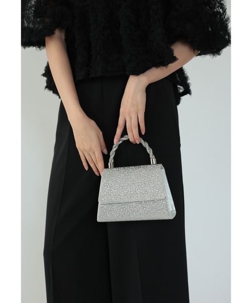 Cupid Heart(キューピッドハート)の「【Cupid Heart】結婚式用!ビジューbag(ショルダーバッグ・レディース・ブラック/シルバー/ゴールド・MEDIUM)」の16枚目の写真