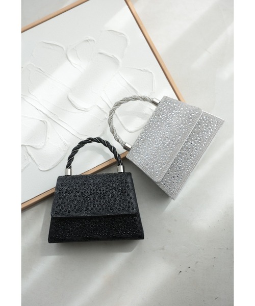 Cupid Heart(キューピッドハート)の「【Cupid Heart】結婚式用!ビジューbag(ショルダーバッグ・レディース・ブラック/シルバー/ゴールド・MEDIUM)」の19枚目の写真