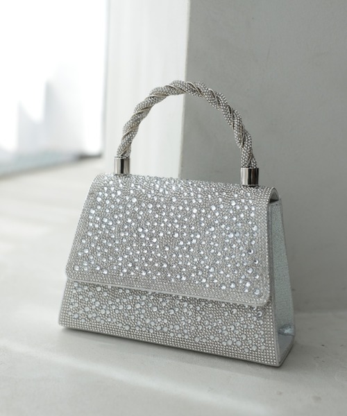 Cupid Heart(キューピッドハート)の「【Cupid Heart】結婚式用!ビジューbag(ショルダーバッグ・レディース・ブラック/シルバー/ゴールド・MEDIUM)」の20枚目の写真