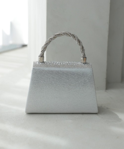 Cupid Heart(キューピッドハート)の「【Cupid Heart】結婚式用!ビジューbag(ショルダーバッグ・レディース・ブラック/シルバー/ゴールド・MEDIUM)」の22枚目の写真