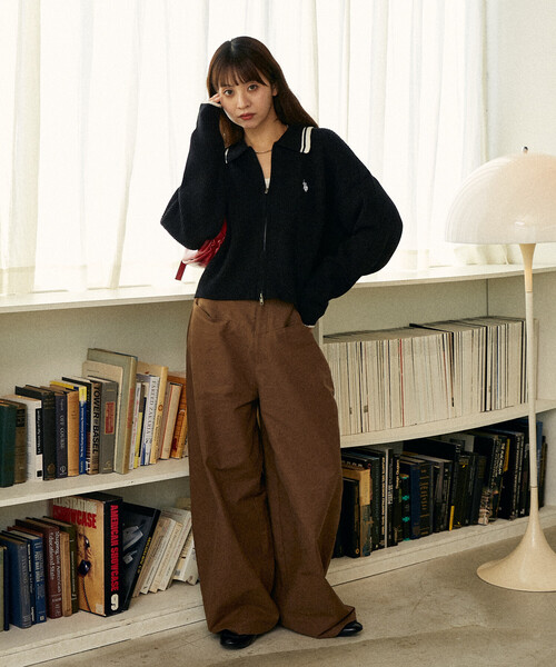 セール】U.S. POLO ASSN. × PUBLUX/ユーエスポロアッスン 襟ライン入り