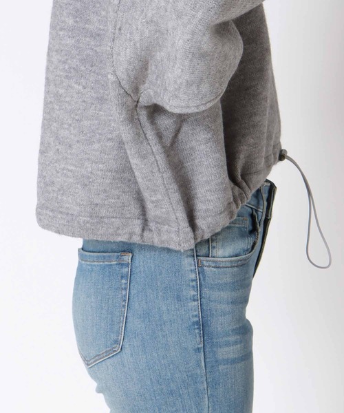 Three Four Time（ｽﾘｰﾌｫｰﾀｲﾑ）の「ジャガードナンバーロゴショートプルオーバー（スウェット・レディース・オフホワイト/グレー・FREE）」の20枚目の写真