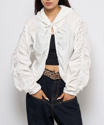 WHO'S WHO gallery | 【AW先行予約】ギャザーフードシャツブルゾン(ブルゾン)